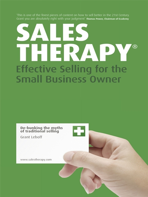 Title details for Sales Therapy by Grant Leboff - Available